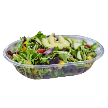 64 oz Clear Plastic Salad Bowls