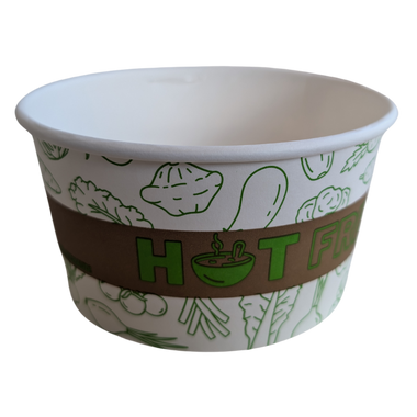 16 oz Printed Paper Soup Cups