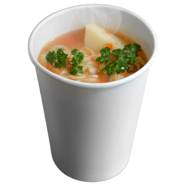 32 oz White Paper Soup Cups