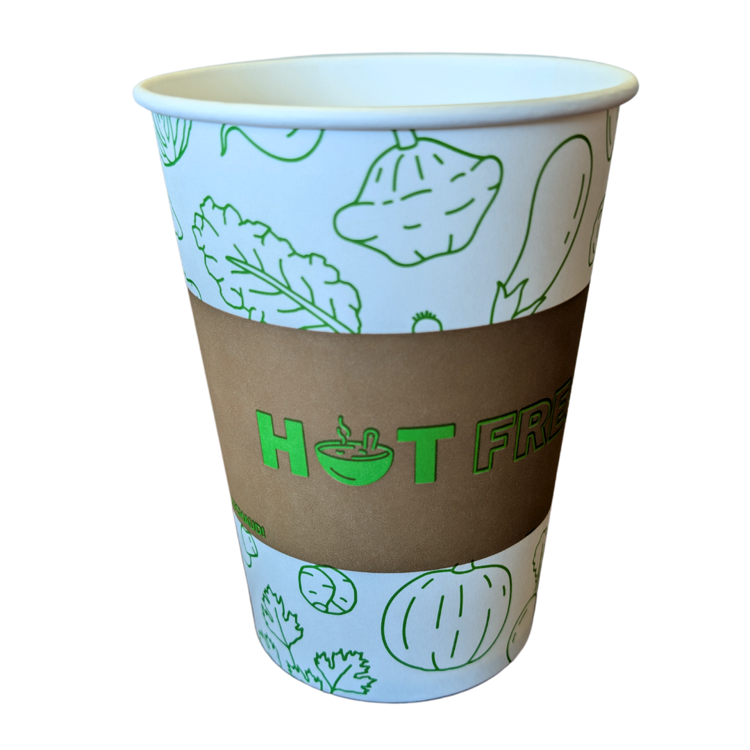 Printed Paper Soup Cup - SOU232P-MC - 500PCS