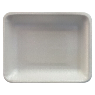 4PR White Foam Trays