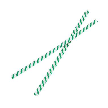7" Red/White Strip Twist Ties