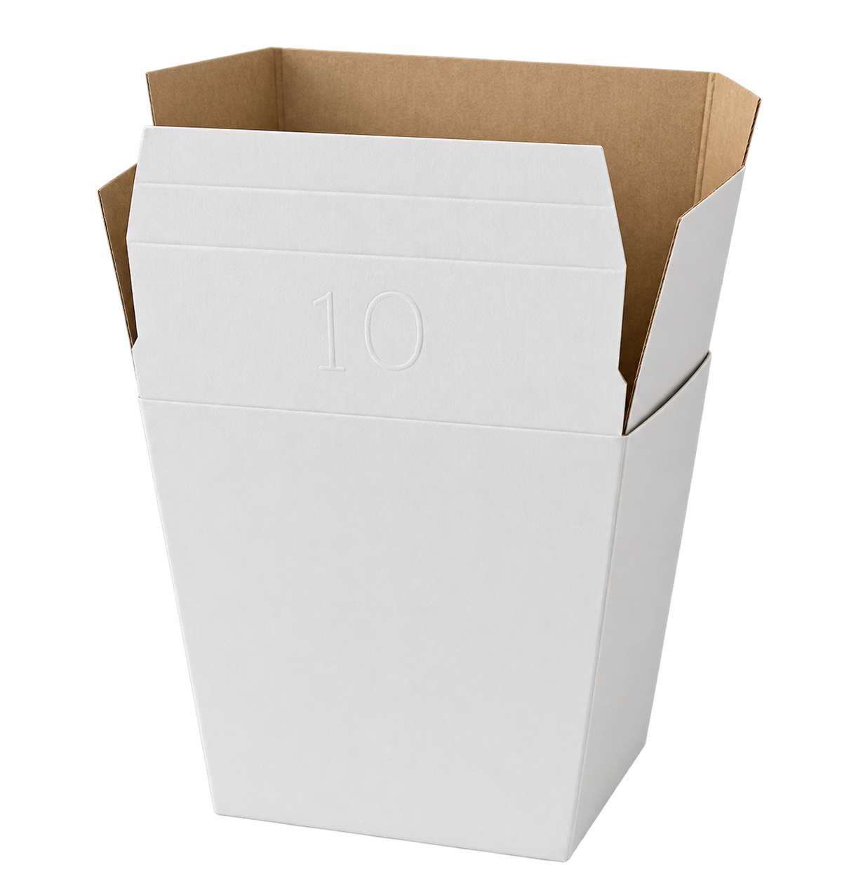 10 oz White Paper Fry Boxes