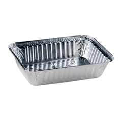 Pactiv - Foil Take-Out Container - Rectangular, 1.5lb - Y74730