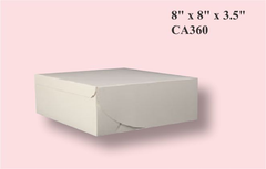 Cake Boxes 8" x 8" x 3.5"