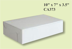 Mark's Choice - Cake Box - 10 x 7 x 3.5, White - CA373-MC