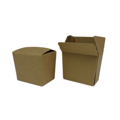 EB Box - Paper Fry Boxes - White, 13 oz - #13 EB-6253A