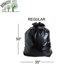 Price Group - Black Garbage Bags - 35" x 50", Regular