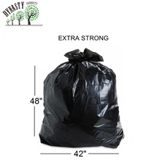 Black Garbage Bags 42" x 48", Ex-Strong