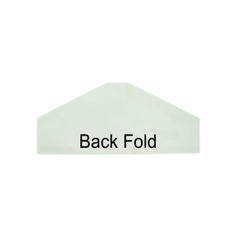 Z - Garment Cover - Plain, 20" Back Fold