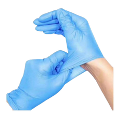 Vinyl Gloves Blue, Large