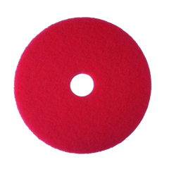 Floor Pad - Red 18", Red, Buffer