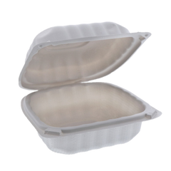 MFPP Take-Out Container 6" x 6" x 3.25", 1-Comp