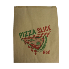 Pizza Slice Bag 12" x 15" x 2.5", Stock Print
