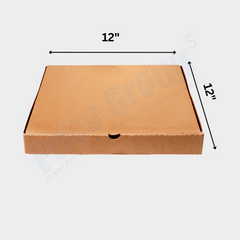 Pizza Boxes 12" x 12" x 2",Kraft