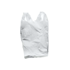 Shopping Bags 13" x 16", White, Low Density