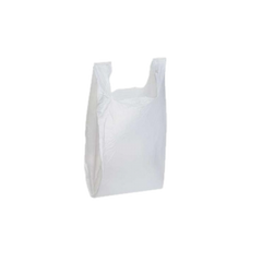 Shopping Bags 20" x 23", White, Low Density