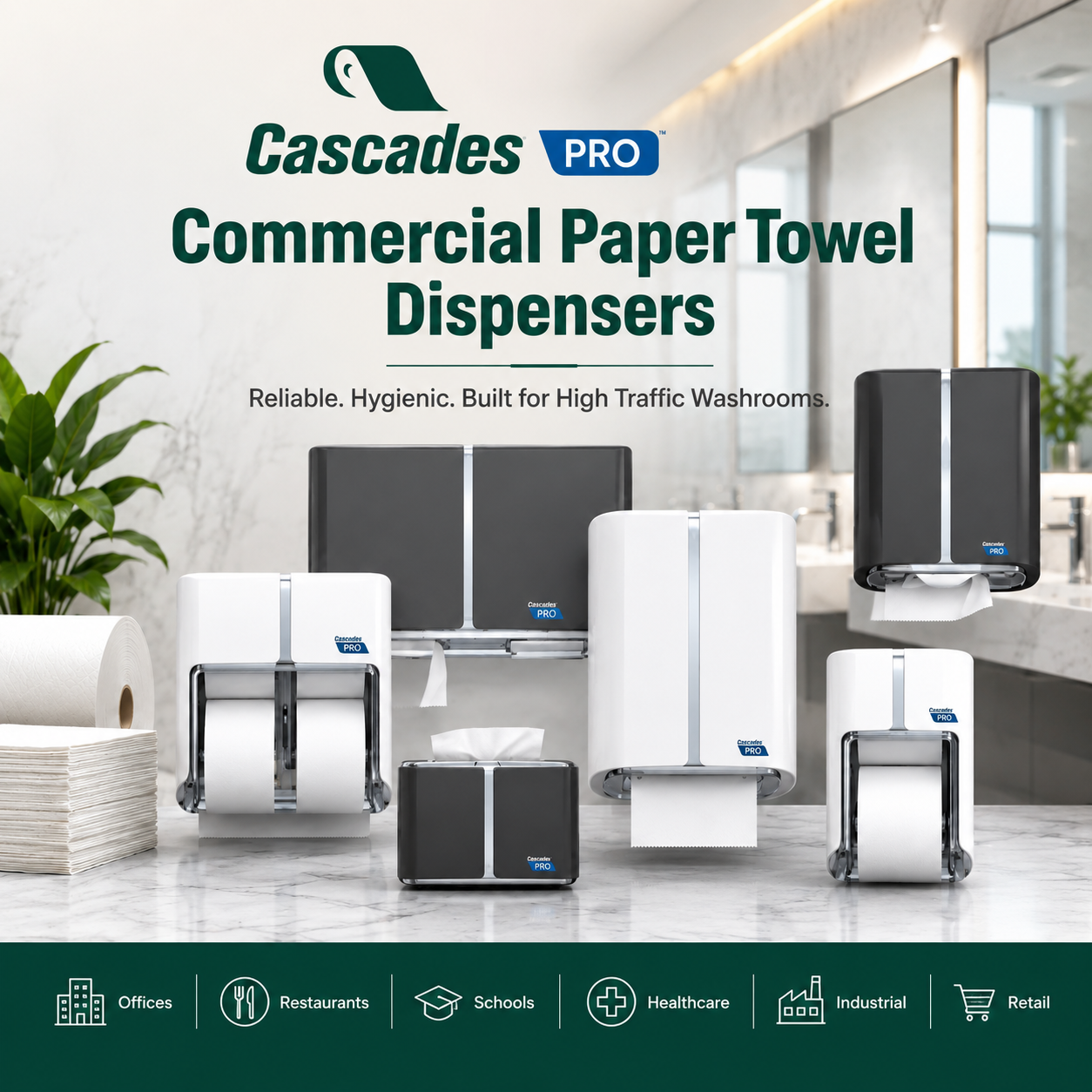 Cascades Paper Towel Dispensers