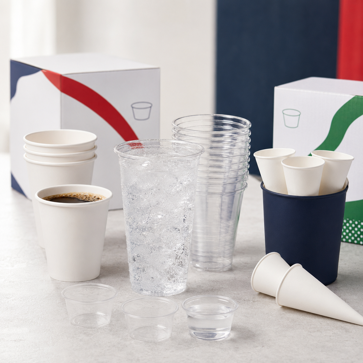 Cups (Paper & Plastic)