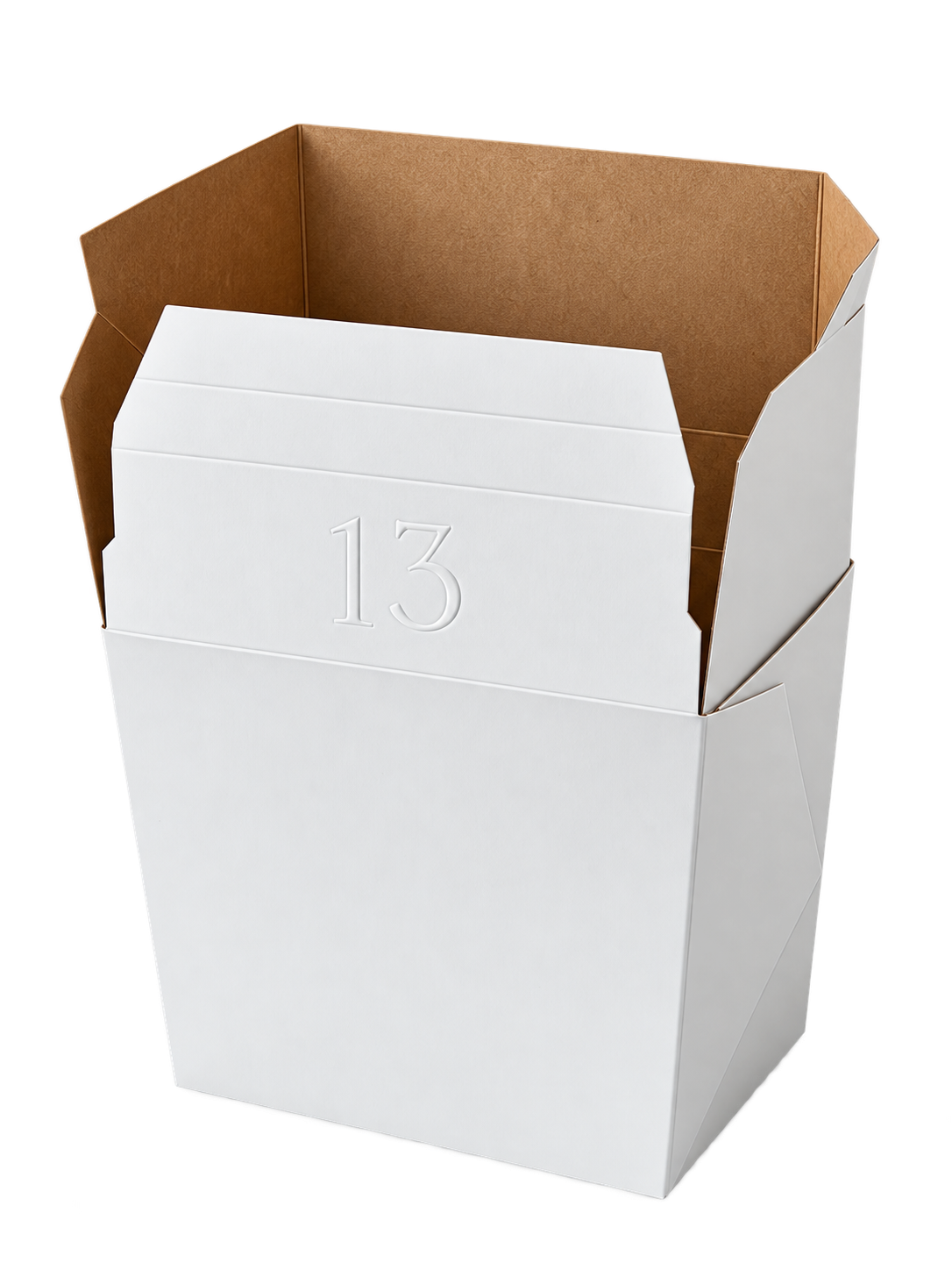 13 oz White Paper Fry Boxes