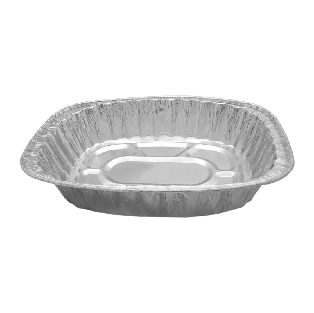 Foil Container (AHF-020/AC100-MC) Oval Roaster Pans - Mark's Choice