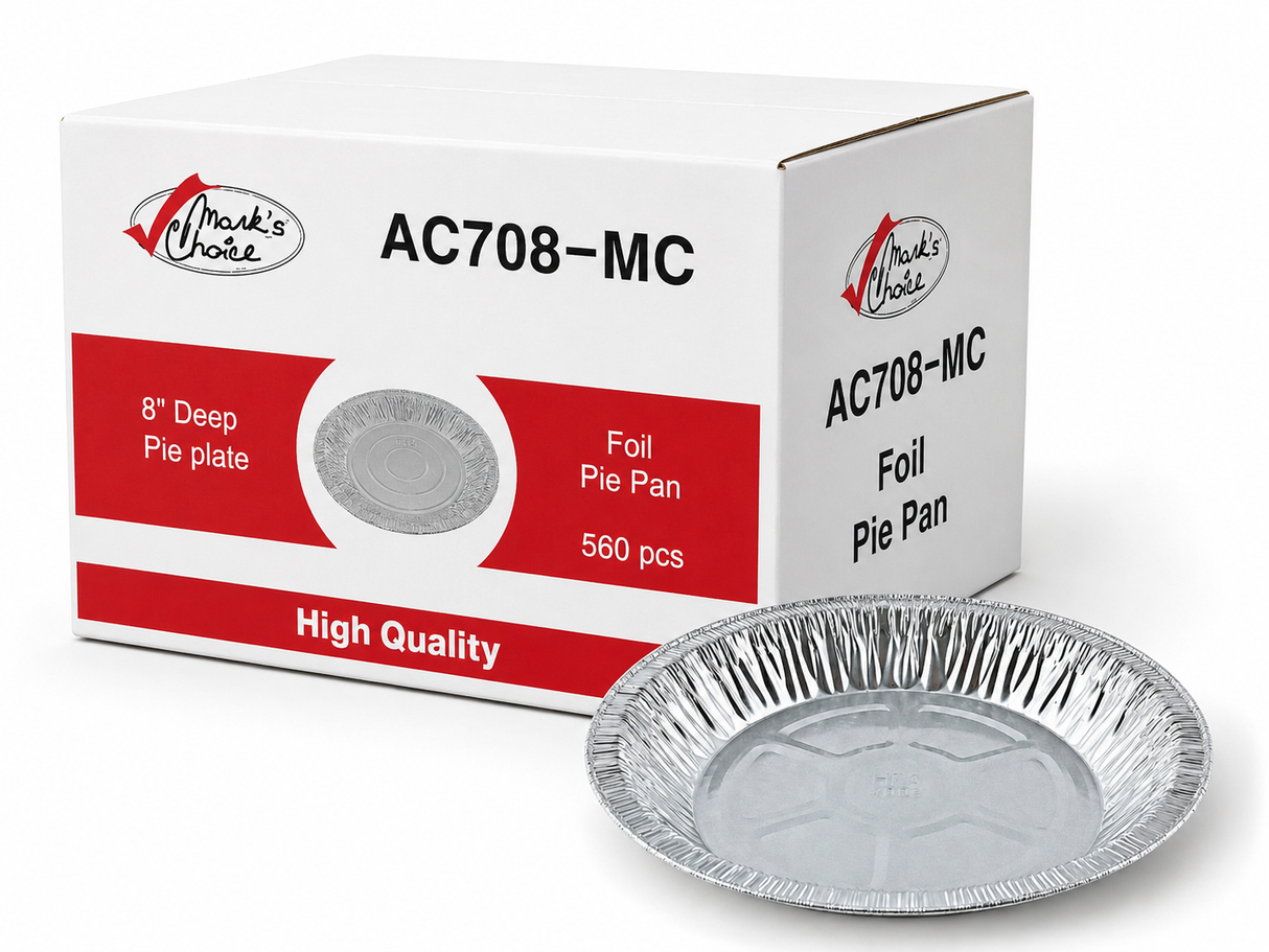 8" Deep Foil Pie Plate