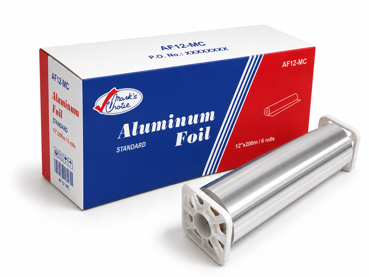 12" x 200m Aluminum Foil Roll