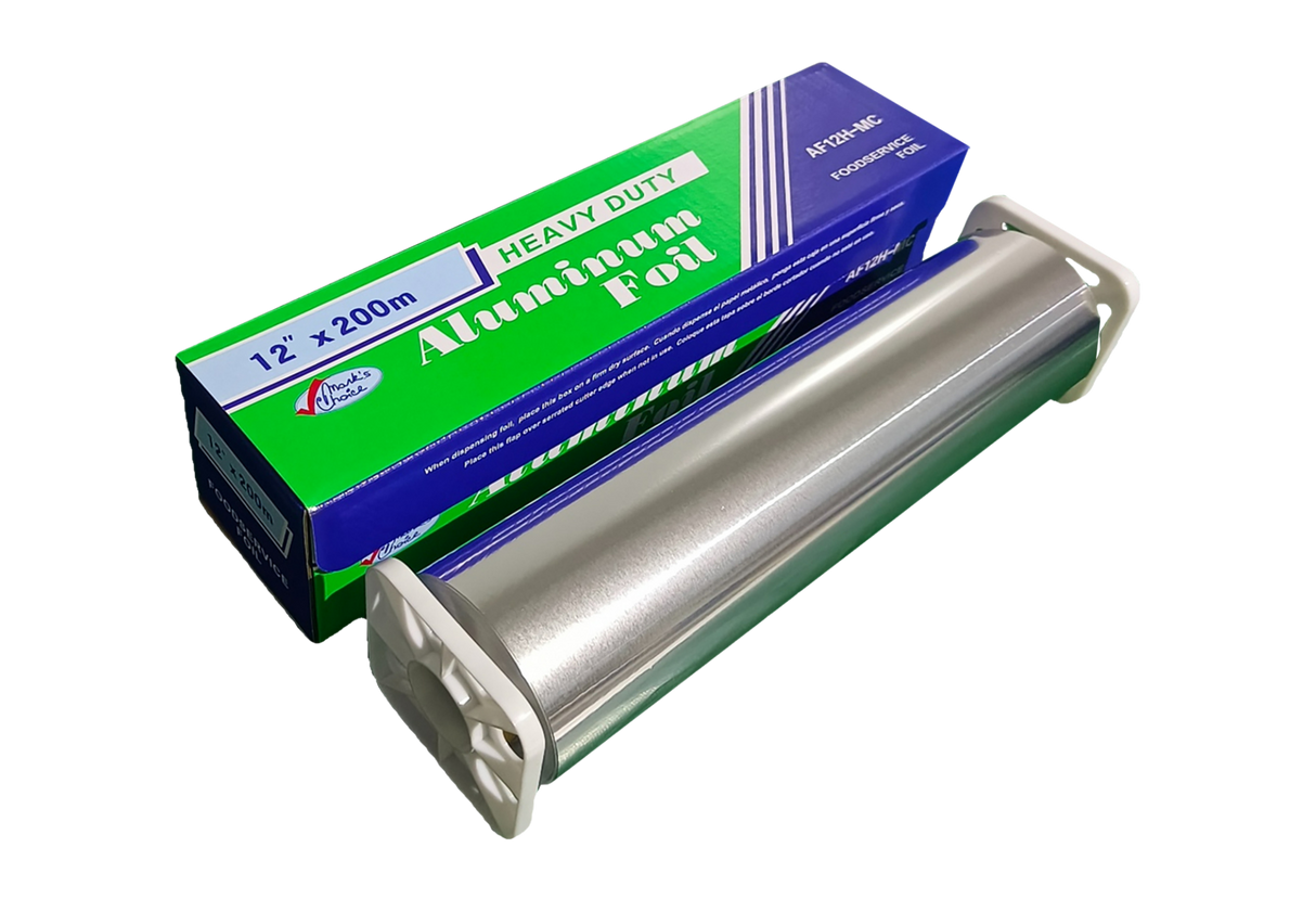 12" x 200m Heavy Duty Aluminum Foil Roll
 - AF12-MC