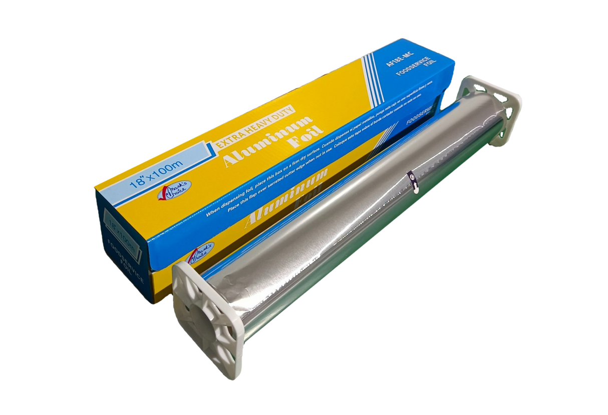 18" Heavy Duty Aluminum Foil Roll With Cutter