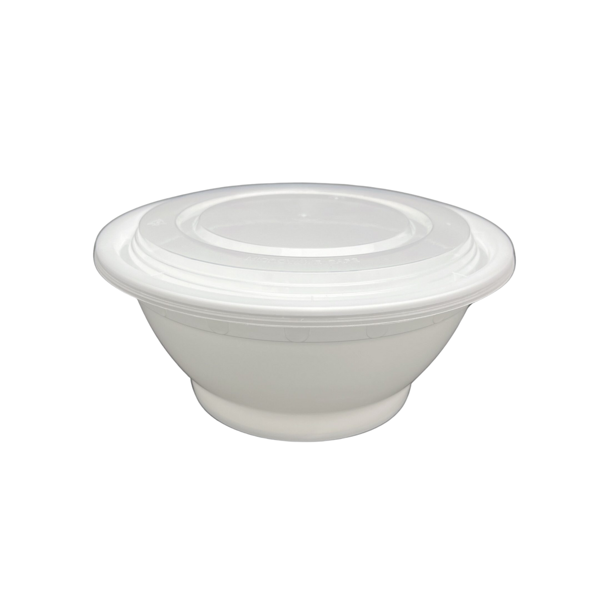 32 oz White Microwaveable Plastic Bowl