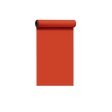 Red Plastic Banquet Roll