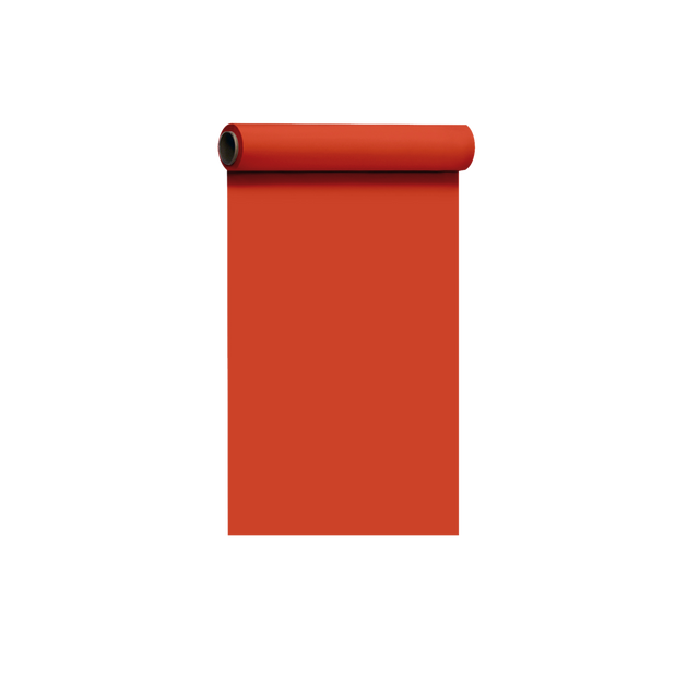 Red Plastic Banquet Roll