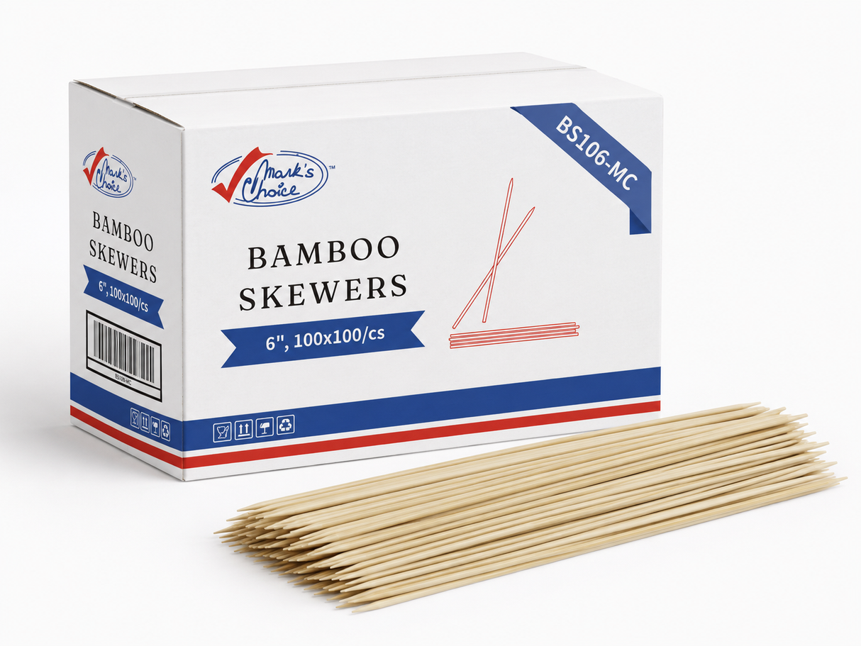 6" Bamboo Skewers