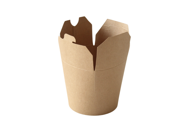 16 oz Round Kraft Noodle Box