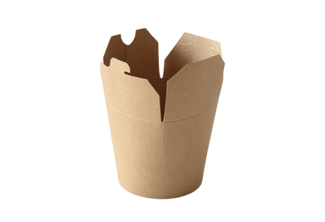 16 oz Round Kraft Noodle Box