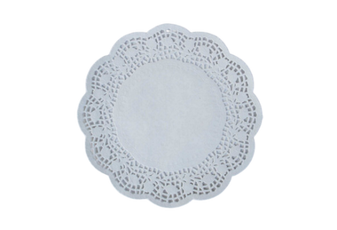 6.5" White Paper Doilies