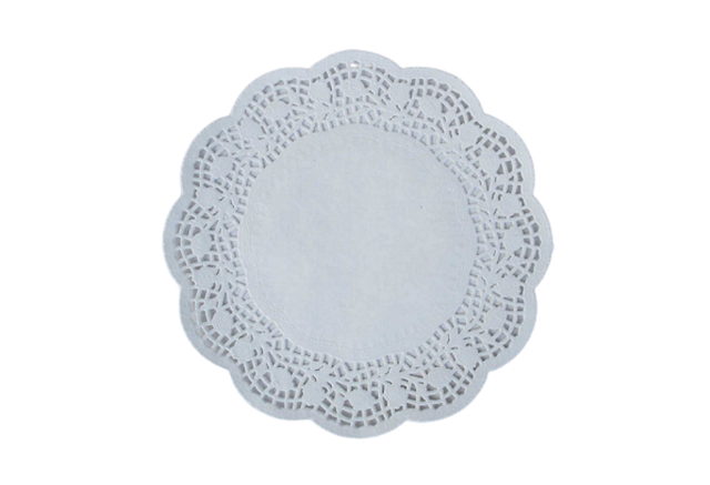 9" White Paper Doilies