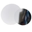 Cake-Board,-12"-x-0.045"-(12"-Silver-Round-Scallop)-12"-x-0.045"