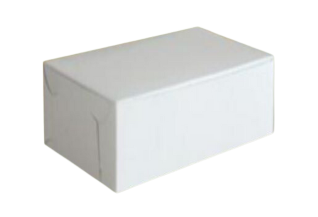 6.5" x 4" x 3" White Cake Box