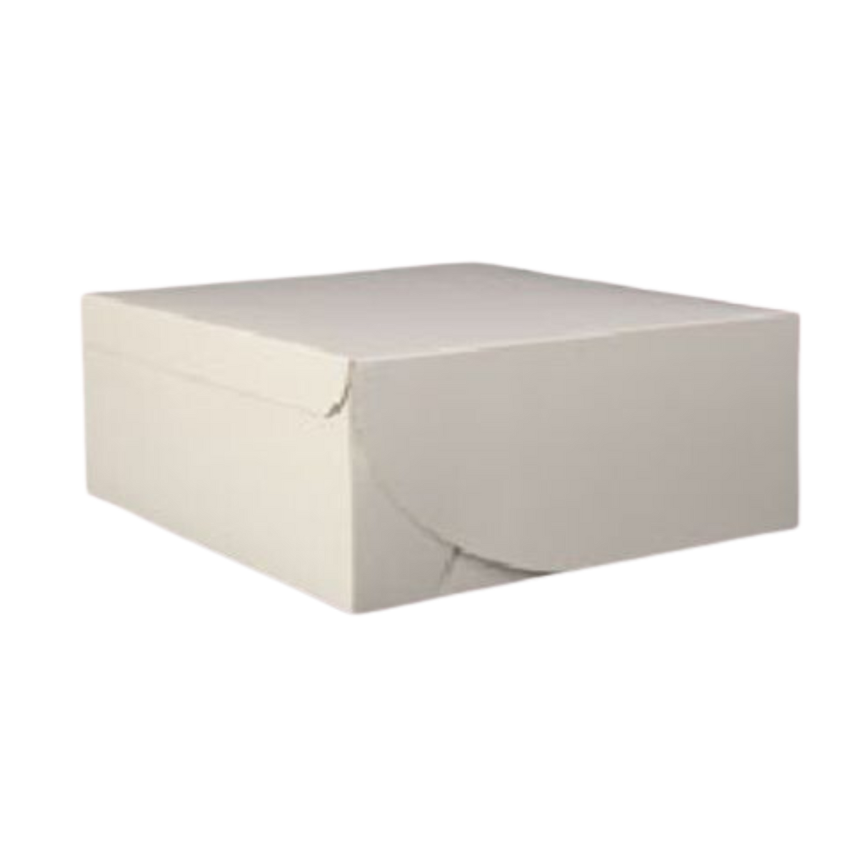 8" x 8" x 5" White Cake Box