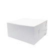10" x 10" x 5" White Cake Box