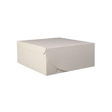 12" x 12" x 6" White Cake Box