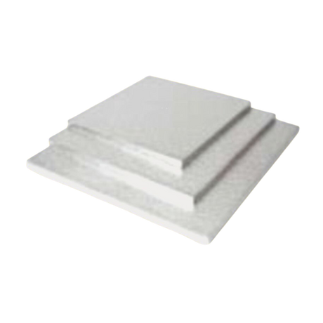 10" Square Silver Cake Board - Foil Wrapped Corrugated Board