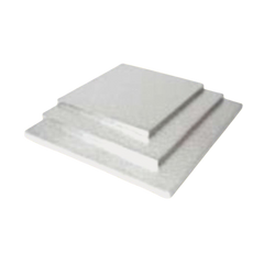 Cake Board (14" Square Silver Embossed) 14" x 1/2" - Enjay