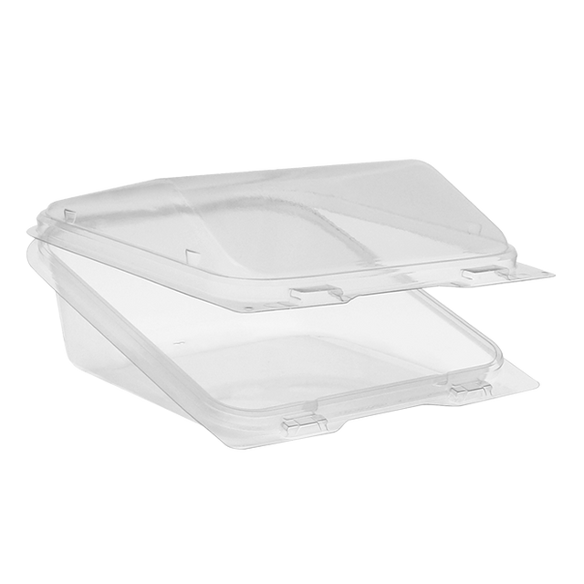 Hinged Flip N' Stack Double Pita Container