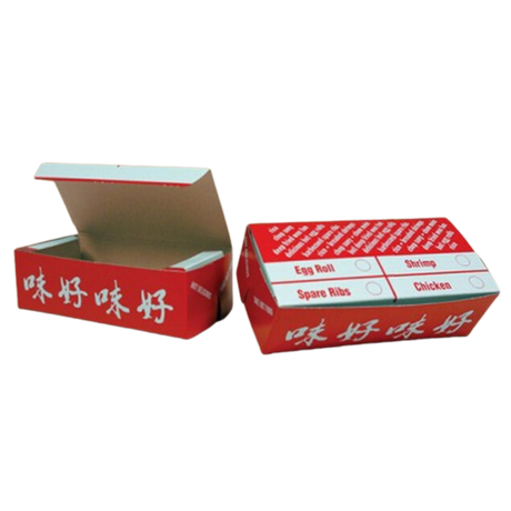 Chinese Take Out Box - CA6 - 200 pcs, 9x10/S