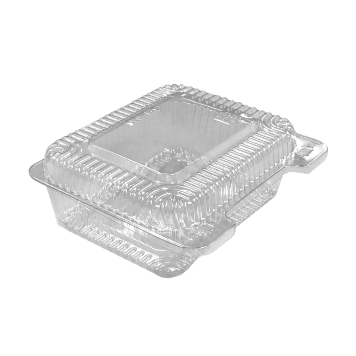 Clamshell Plastic Container (VEL-070) 7" x 5" x 2" - Vespa