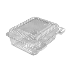 Clamshell Plastic Container (VEL-070) 7" x 5" x 2" - Vespa