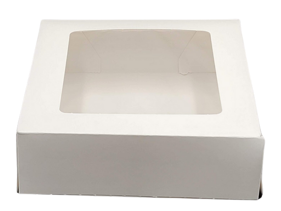 Cake Boxes with Window (8" x 8" x 2.5") - Ecopax