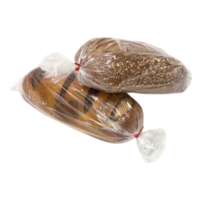 7 lb Clear Side Gusseted Poly Bag